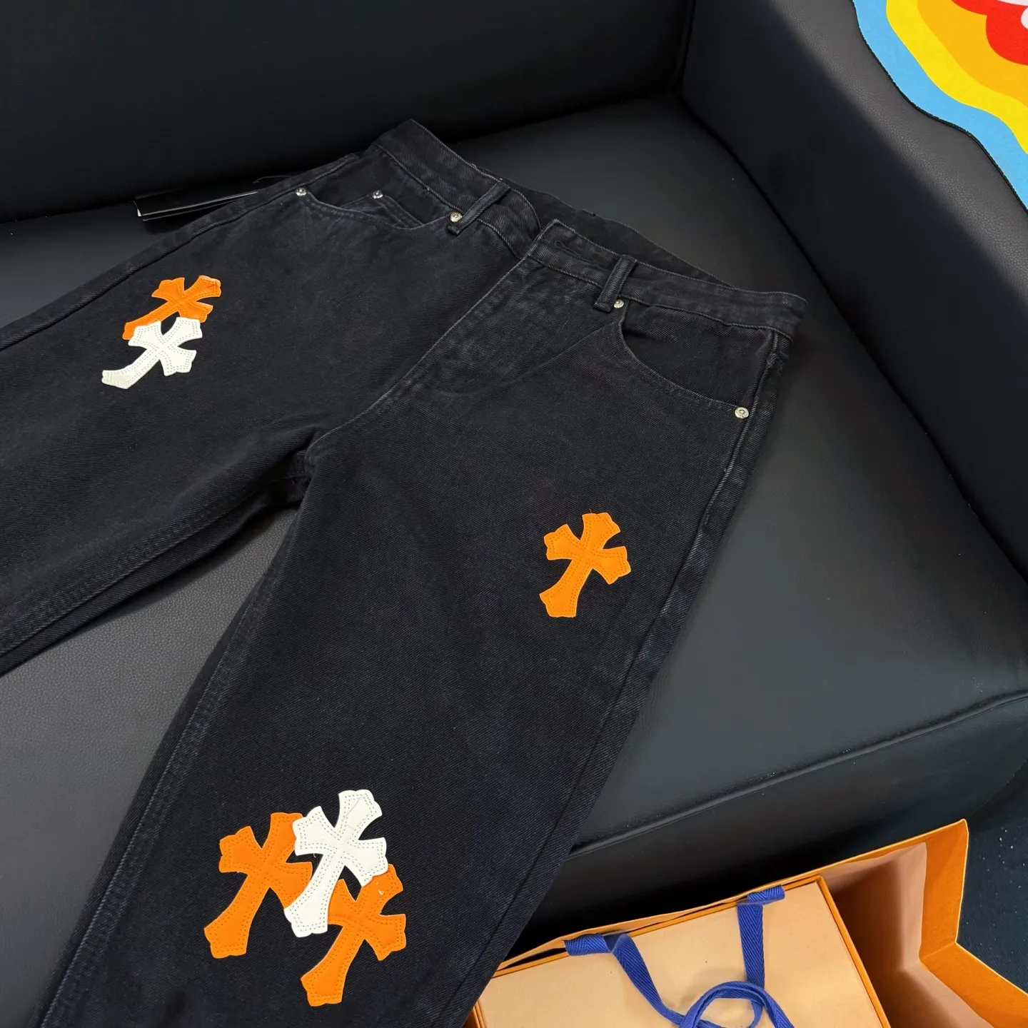 P280 Style Number: D288 Chrome Hearts Chrome Hearts Jeans Size# 28 30 32 34